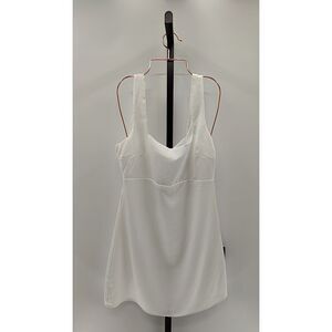 Lulus White Basic Sleeved Dress Medium